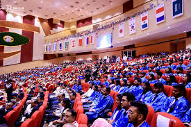 Students and faculty during convocation ceremony at AIIMS Rishikesh