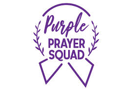 Free transparent flower vectors and icons in svg format. Purple Prayer Squad Svg Cut File By Creative Fabrica Crafts Creative Fabrica