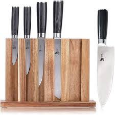 Japanese kitchen knives were originally derived from japanese sword craftsmanship. 10 Best Japanese Knife Block Set Your Perfect Equipment For Any Kitchen Task Knife Block Set Knife Block Japanese Kitchen Knives