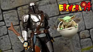 S H Figuarts Star Wars The Mandalorian Beskar Armor The Child Baby Yoda Figure Review Youtube