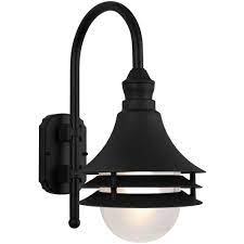 Newport Coastal Black Outdoor Batten Nautical Exterior Light Sconce 7972 18b The Home Depot Nautical Outdoor Lighting Nautical Lighting Nautical Light Fixtures