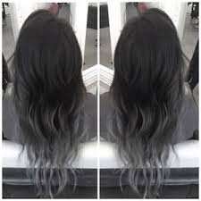 Black Grey Balayage Google Search Grey Ombre Hair Black Hair Dye Ombre Hair