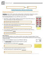 Student exploration electron conguration gizmo. Electron Configuration Student Expoloration Odt Name Date Student Exploration Electron Configuration Due Sunday Night 11 1 On Hub 11 59pm For All Course Hero