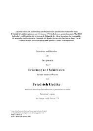Friedrich Gedike