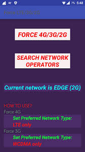 Además, puede descargar sin registrarse y no es . 4g Lte Switch Force 4g 3g 2 2 Apk Download Android Tools Apps