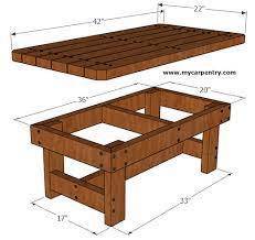 2x4 outdoor wood sofa plans; Coffee Table Plans