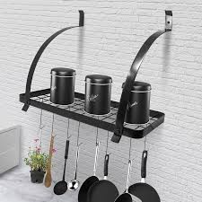 Wall Mounted Pot Rack Pot Rack Pot Rack Hanging Pot Storage