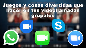 Ejercicio mental muy divertido, ¿qué les parece? Juegos Y Cosas Que Hacer En Las Videollamadas Zoom Skype