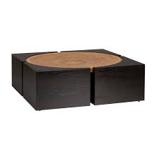 Designed and built to last forever, our coffee tables are made to order just for you and can be customized to perfectly fit your space and style. Laos Coffee Table Black Oak 47 Square Platinum Decor Touch Of Modern