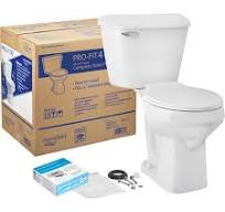 Mansfield Pro-Fit 4 SmartHeight White Round Bowl 1.6 GPF ...
