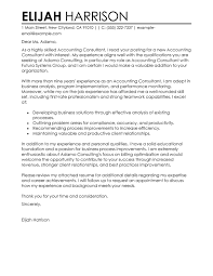 Opening with what position you are applying for. Professional Financial Consultant Cover Letter Examples Livecareer