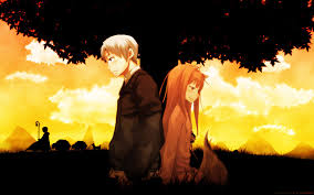 Wallpaper Trees Illustration Redhead Sunset White Hair Anime Girls Anime Boys Silhouette Holo Spice And Wolf Okamimimi Flower Screenshot Computer Wallpaper 1680x1050 Elizium 254179 Hd Wallpapers Wallhere