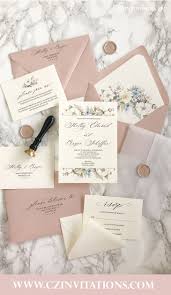 Rose Gold Floral And Vellum Wedding Invitation With Wax Seal Etsy Rose Gold Invitations Floral Wedding Invitations Pink Invitations