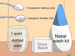 How To Clean Your Nostrils Nasal Wash Sinus Remedies Distillation