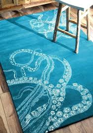 Beach Themed Bath Rugs Absurd Ulsga Home Interior 1 Ocean Themed Bedroom Octopus Rug Ocean Room