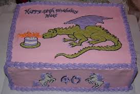 It's a lemon sponge with raspberries and a lemon and vanilla buttercream. Dragon And Unicorn Birthday Cake Cakecentral Com