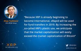 Xrp) has seen a spike of about 39% after a ruling in a united states court. Xrp Cro On Twitter By Increasing The So Called Xrp S Plastic Use We Anticipate That The Market Capitalization Will Easily Exceed The Market Capitalization Of Bitcoin Yoshitaka Kitao Ceo Sbi Holdings Yoshitaka Kitao Sbivc Official