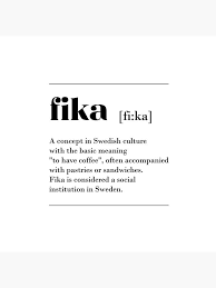 Fika Kaffeepause Definition Schweden Kaffe Aussprache Funny Maske Dekokissen Von 66latitudenorth Einzigartige Worter Ungewohnliche Worte Kaffeepause
