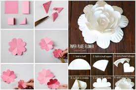 Yuk coba berkreasi membuat hiasan bunga dari kertas. 7 Dekorasi Bunga Kertas Origami Paling Gampang Dan Kreatif