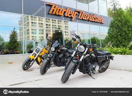 Motorcycles Salon Harley Davidson American Motorcycle Manufacturer Certified Supplier Military Stock Editorial Photo C D Odin 283278892