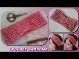 كروشيه بندانة شعر مميزة وانيقة للمبتدئات حياكة ربطة شعر كروشي crochet headband youtube crochet hats crochet crochet amigurumi