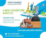 A new adventure awaits! Contact Syed waheed luggage and travel ...