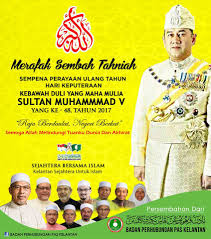 Geburtstag des sultans von kelantan. Patik Merafak Sembah Tahniah Sempena Dato Ahmad Yakob Facebook