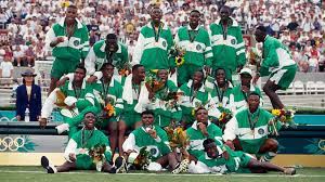 The minister of youth and sports development, mr sunday dare, has assured that the tokyo 2020 olympics will be quite eventful for team nigeria, saying 1996 Olympics Heroes Celebrating Nigeria S Gold Winning U 23 Eagles