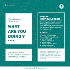 Diposting oleh bangli yang bangli di 5:19 pm. Materi Kelas 8 Chapter Viii What Are You Doing Studenta