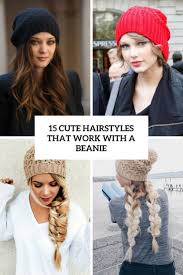Looking cute and keeping your hair out of your face while working out are not mutually exclusive, says anita sun, a hair and makeup stylist at eliut salon in manhattan, new york. 15 Cute Hairstyles That Work With A Beanie Styleoholic