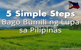 Maybe you would like to learn more about one of these? 5 Simple Steps Bago Bumili Ng Lupa Sa Pilipinas Philippines Real Estate 30493