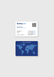 Booking Com Corporate Identity On Branding Served Name Card Design Brand Identity Corporate Identity