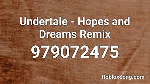 Undertale id codes for roblox. Undertale The Musical Hopes And Dreams Roblox Id