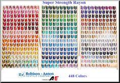 12 best robison anton rayon embroidery thread images