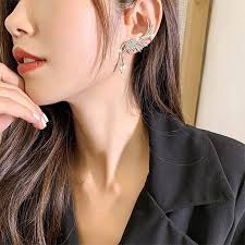 Buy Angel Wings Crystal Draped Women's Earrings Love Wings Glittering On  Ears at affordable prices — free shipping, real reviews with photos — Joom
