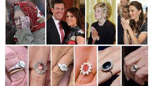 Designed as an actual replica of the royal's regal ring, this bauble highly resembles the original at a fraction of the cost. From The Queen Mother To Princess Eugenie British Royal Family S Engag Princess Eugenie Engagement Ring Royal Engagement Rings Family Engagement Ring