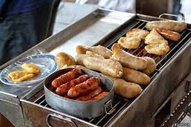 大樓下大腸香腸 永大夜市對面 food sausage meat