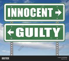 Innocent until proven guilty definition. Innocent Guilty Image Photo Free Trial Bigstock