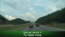 I-77 South: Virginia to North Carolina - YouTube