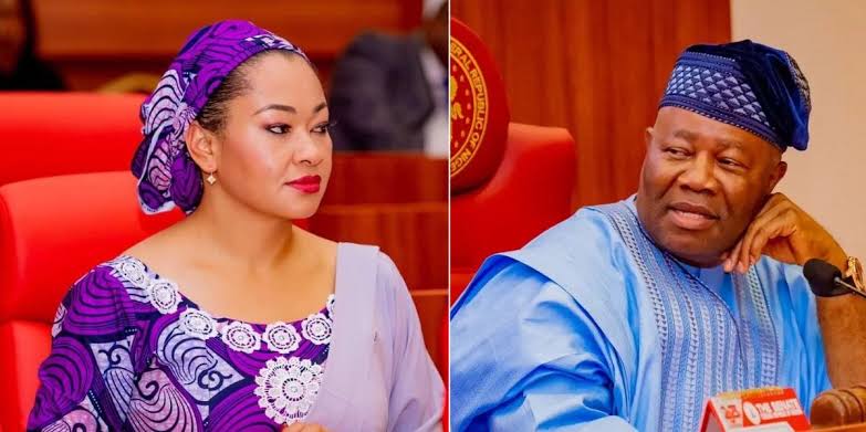 Senator Natasha Akpoti-Uduaghan who publicly alleged Senate President Godswill Akpabio made repeated unwanted sexual advances toward her, an allegation he denies
