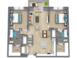 3d floor plans include walls, exterior fenestrations, doorways, and windows. Studio 3 Bed Apartments Check Availability I Street