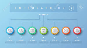 Vector 7 Options Infographic Design Structure Chart Presentati