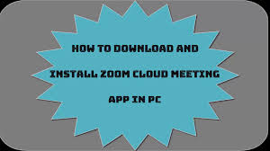 Download the latest version of zoom cloud meetings for windows. How To Download And Install Zoom Cloud Meeting On Pc Sign In Technical Videos Youtube