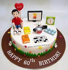 Celebrate the big day with small bites for the ultimate win: Customized Fondant Cake For A Grandma S 60th Birthday Cakesdecor