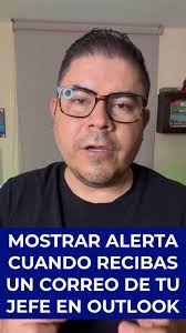 Configura alertas personalizadas en Outlook