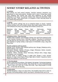 Short Story 11 Fun Activities By Zuzana Trail Teachers Pay Teachers Fun Activities Short Stories Activities
