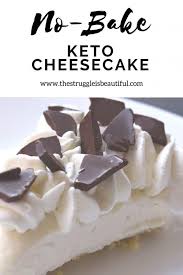 No Bake Keto Cheesecake Recipe Keto No Bake Cheesecake Keto Cheesecake Baking