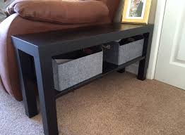 Ikea Hack Lack Tv Bench As Side Table Ikea Living Room Ikea Side Table Tv Bench