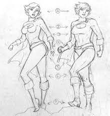 How To Draw Realistic Female Superheroes - Features - Digital Arts