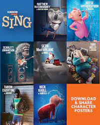 Characters played by matthew mcconaughey. Sing Posters Sing Movie Singing Animated Movies